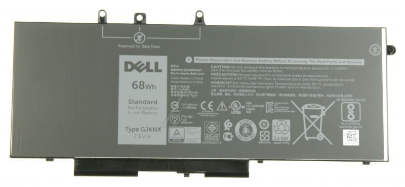 Dell Waschmaschine Akku 68Wh 4-Zellen GD1JP Hochleistungsakku