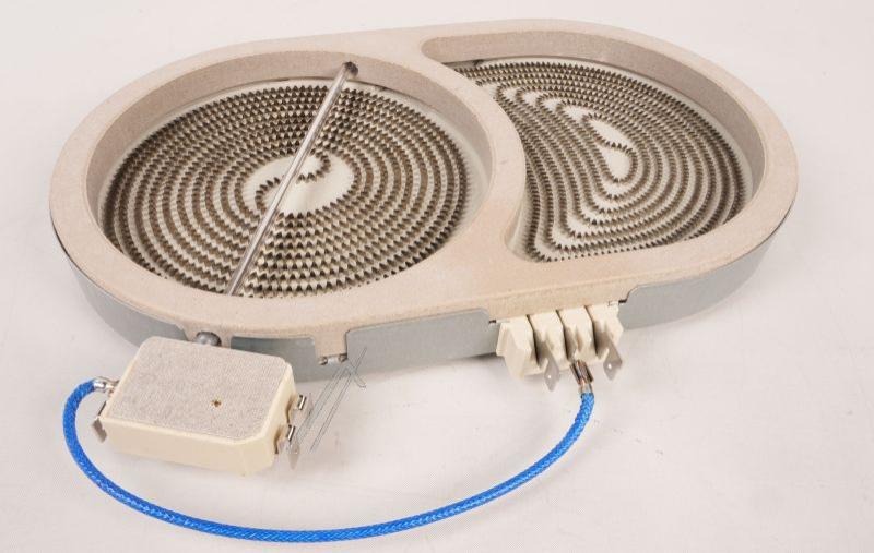 Heizelement Oval für Ofen Whirlpool Indesit C00972029 1800W 1000W