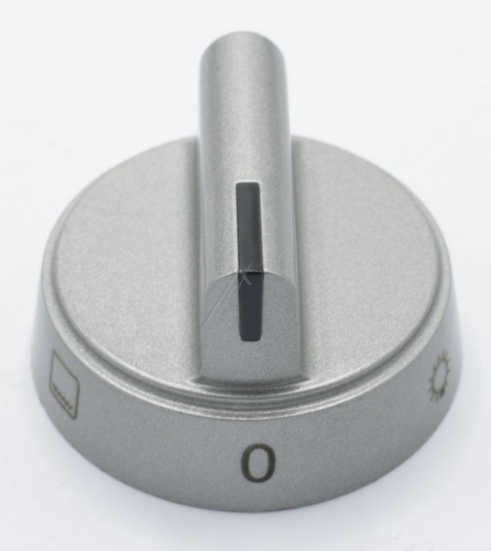 Knopf für Amica Ofen 9070458 Silber Drehknopf