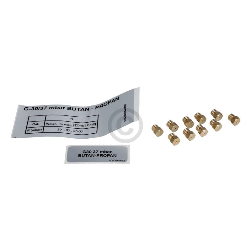 Düsensatz Flüssiggas Düsensatz G30/36mbar Defendi (für Polen) 00623739