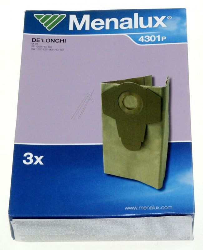 Staubsaugerbeutel Electrolux 9001967653 Menalux 4301P 3er-Pack