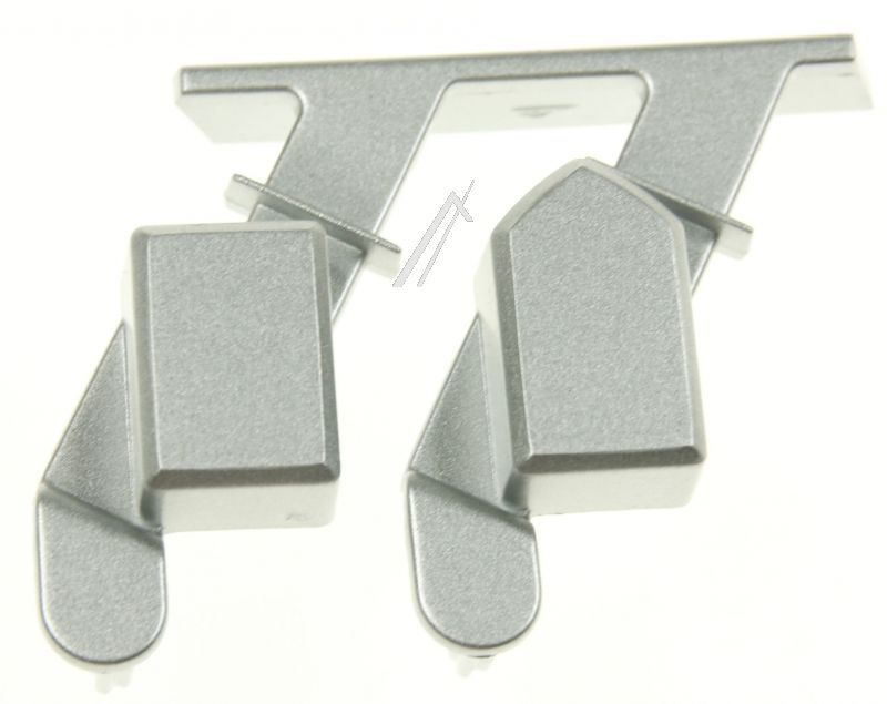 Tastenkappe rechts für Waschmaschine Whirlpool 488000517478 silber, 16BK