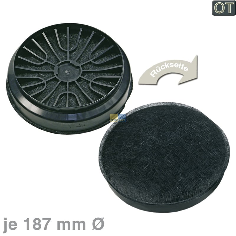 Geruchsfilter Aktivkohlefilter 2 Stk. Siemens LZ52751