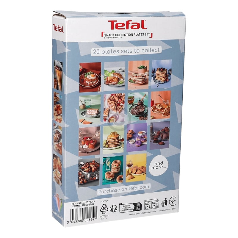 Backform Sandwich Tefal XA8102F0 für Toaster Tefal