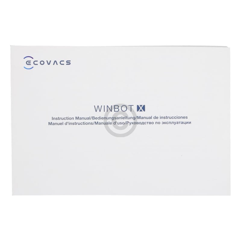 Bedienungsanleitung Ecovacs 201-1637-2700 für Fensterreinigungsroboter