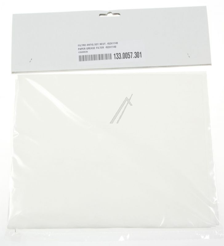 Papierfettfilter für Dunstabzugshaube Faber/Roblin 1330057301 453x1140 mm