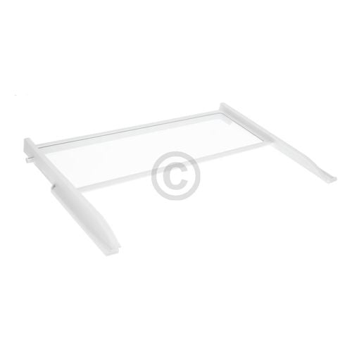 Glasplatte hinten NEFF 00439052 405x295mm mit Rahmen für Kühlschrank