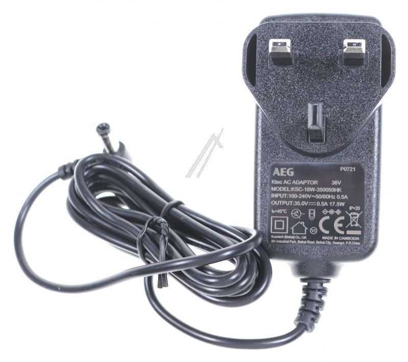 Adapter für Staubsauger Electrolux 140117630214 Netzteil
