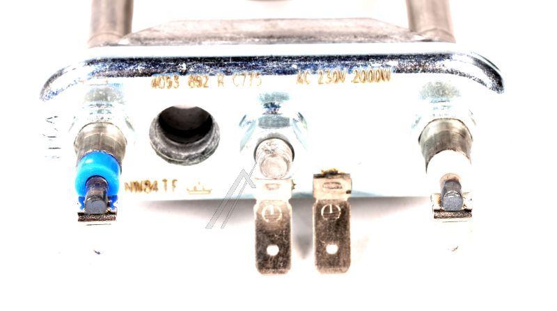Heizung 2000W für Gorenje Waschmaschine Irca 263726 mit Fühlerloch