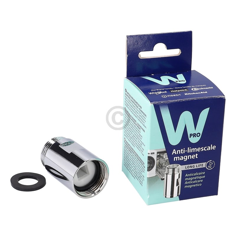 Kalkschutzvorrichtung 3/4"-Anschluss Wpro MWC014 484000008410 für Geschirrspüler Waschmaschine