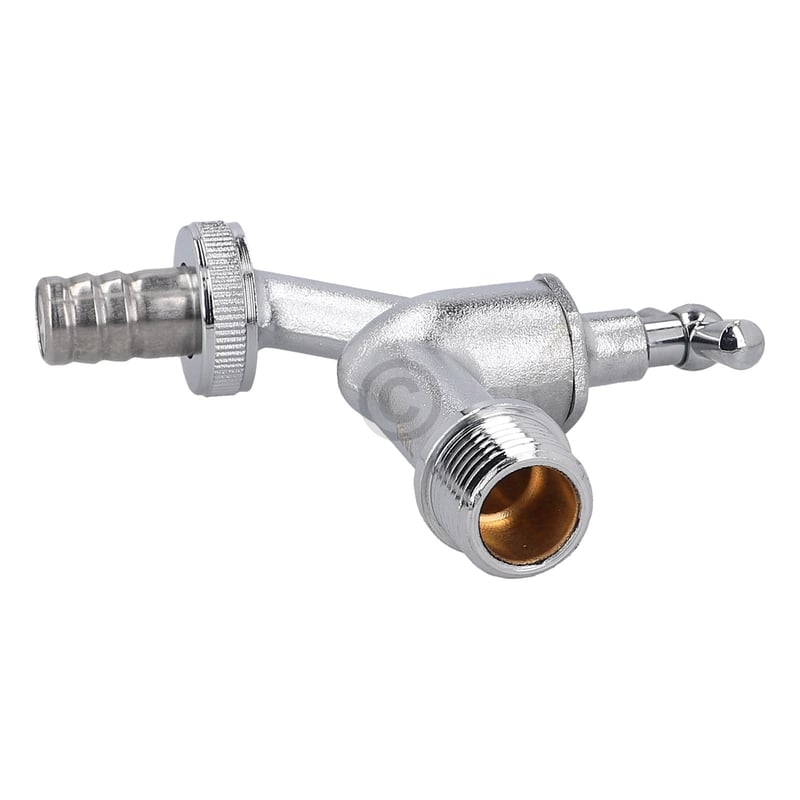 Auslaufventil 1/2" mit 3/4" Schlauchanschluss BLUPARTS für Waschmaschine