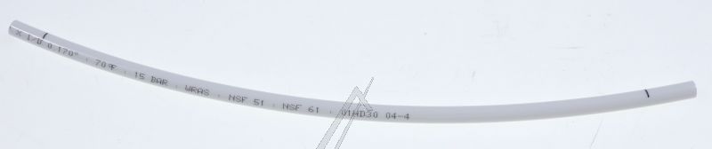 Weißer Schlauch für Kühlschrank Electrolux 2084776026 255mm