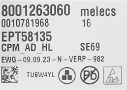 Leistungsmodul programmiert 10001012