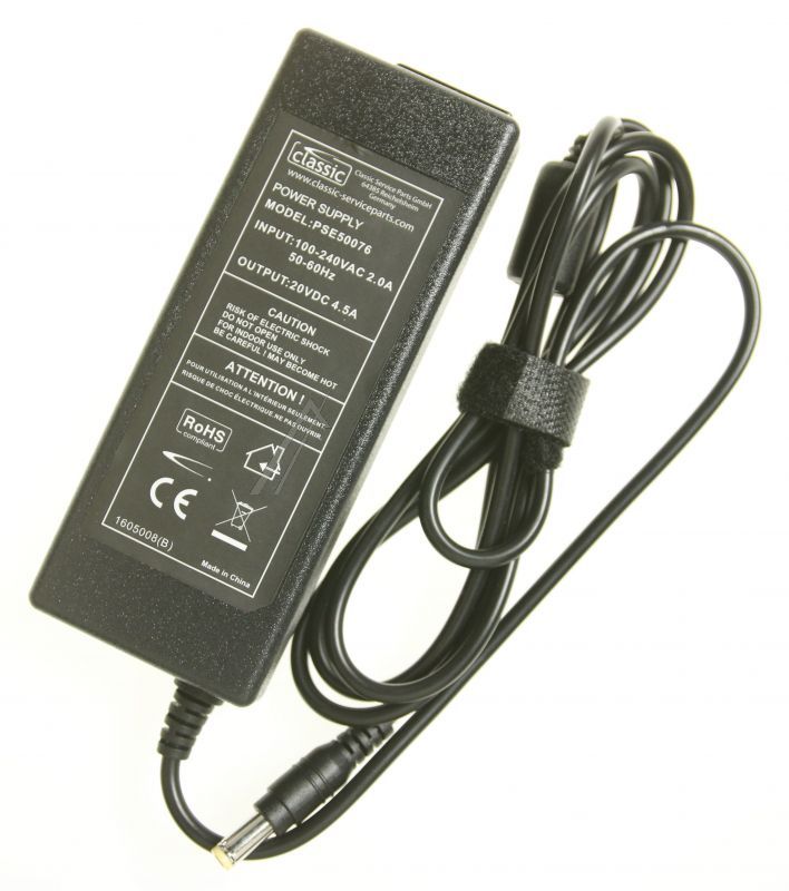 90W-Netzteil für Classic Staubsauger PSE50076EU 20V/4,5A