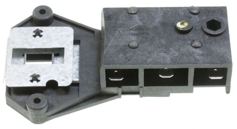 Türschloss Waschmaschine Bitron DC61-20205B schwarz/weiß