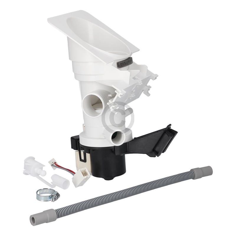 Ablaufpumpe Whirlpool 481231028144 Plaset mit Kopf Sieb für Waschmaschine