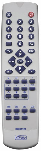 Fernbedienung für TV & Telefon Classic IRC81121 vorprogrammiert, universal