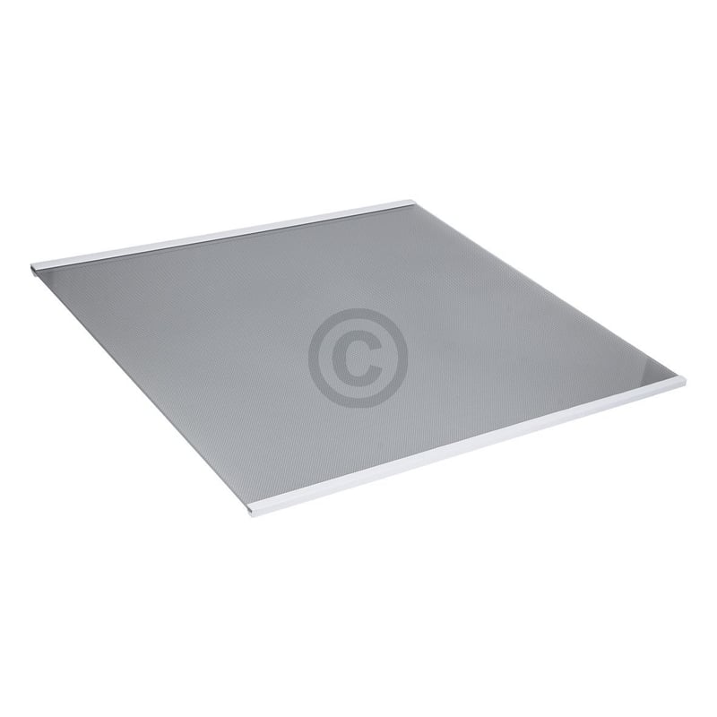 Glasplatte unten für Kühlteil LG AHT74894102 493x478mm mit Leisten in KühlGefrierKombination