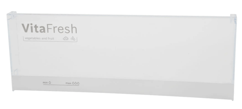 Schubladenblende BOSCH 11000682 450x165mm für CrisperBox Gemüsebehälter Kühlschrank
