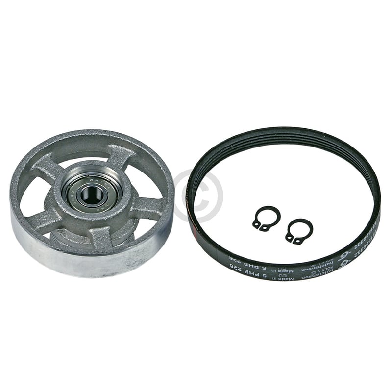 Riemenscheibe mit Riemen 226PH5E Beko 492204403 für Trockner