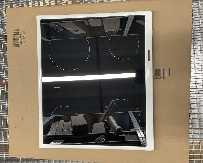 Glasplatte mit Rahmen für Ofen Electrolux Aeg 140057685160 weiß