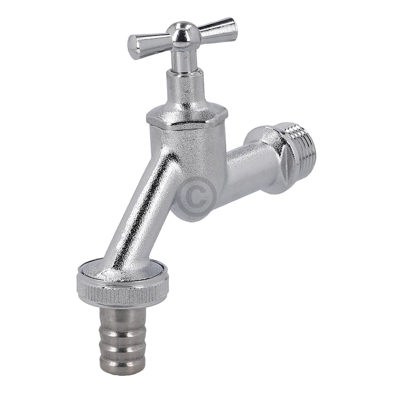 Auslaufventil 1/2" mit 3/4" Schlauchanschluss BLUPARTS für Waschmaschine