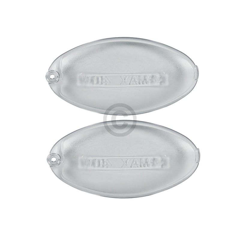 Lampenabdeckung 100x54mm oval, 2 Stück 5024879600 Franke, Indesit Hotpoint