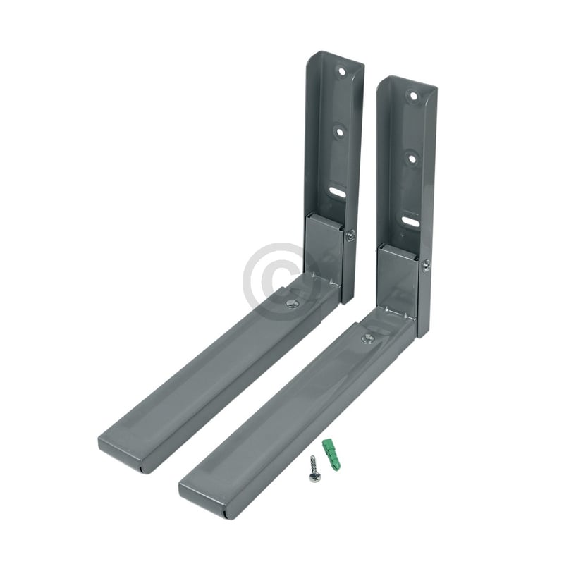 Wandhalter Mikrowelle silber ausziehbar Universal