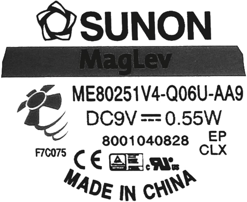 Lüfter für Bosch-Waschmaschine 12022271 Kühlung, 120mm