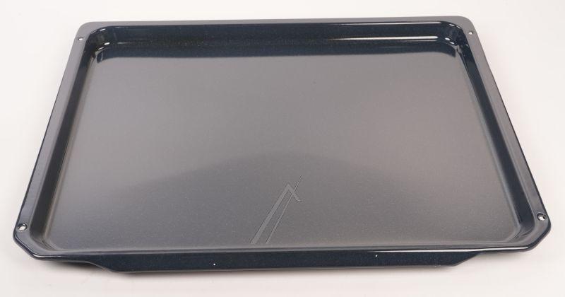 Tiefes Backblech für Ofen Beko Grundig Arçelik C00977590 schwarz, emailliert