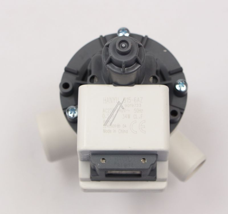 Laugenpumpe für Waschmaschine Beko/Smeg COM B15-6AZ mit Entleerungsanschluss