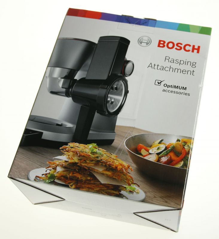 Trommelschnitzler mit 4 Einsätzen Bosch MUZ9RV1 17001977 für MUM9 Küchenmaschine