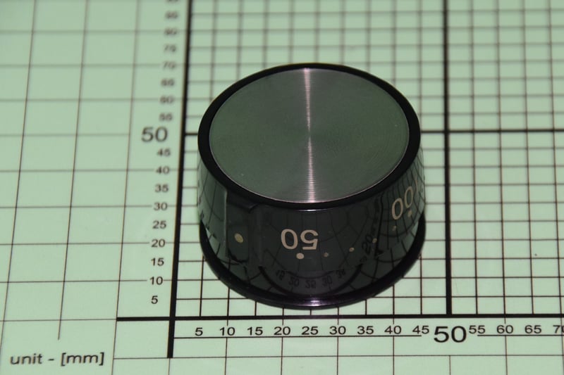 Drehknopf für Amica Ofen 9064607 Knebel, schwarz