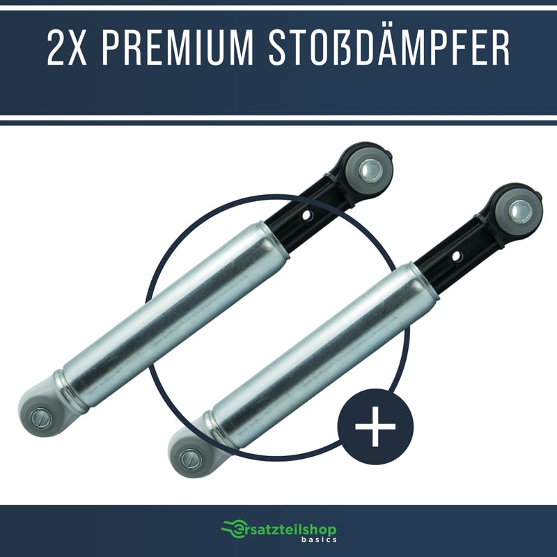 2x Stoßdämpfer Waschmaschine passend für Bosch Miele 4500826 | Suspa RD12 120N Waschmaschine Stoßdämpfer, AN-SA BOSCH TYP 120N