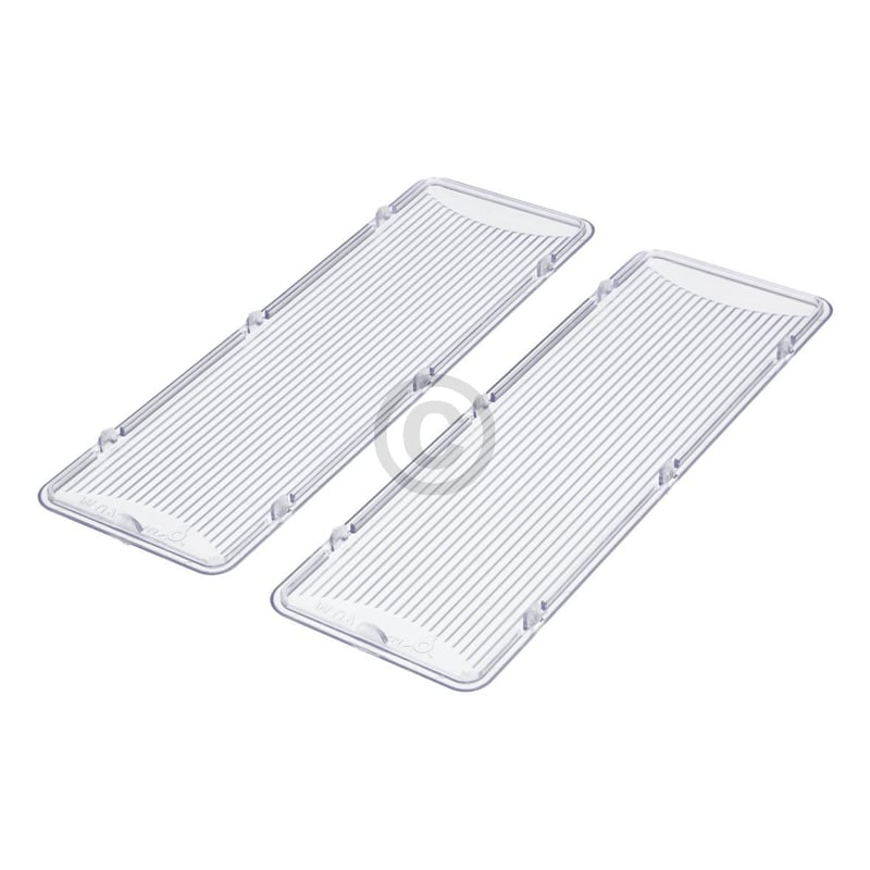 Lampenabdeckung wie BOSCH 00264984 175x60mm für Dunstabzugshaube 2Stk