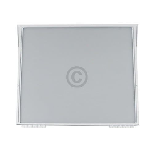 Glasplatte BOSCH 00746673 502x475mm mit Rahmen für Gemüsefach KühlGefrierKombination