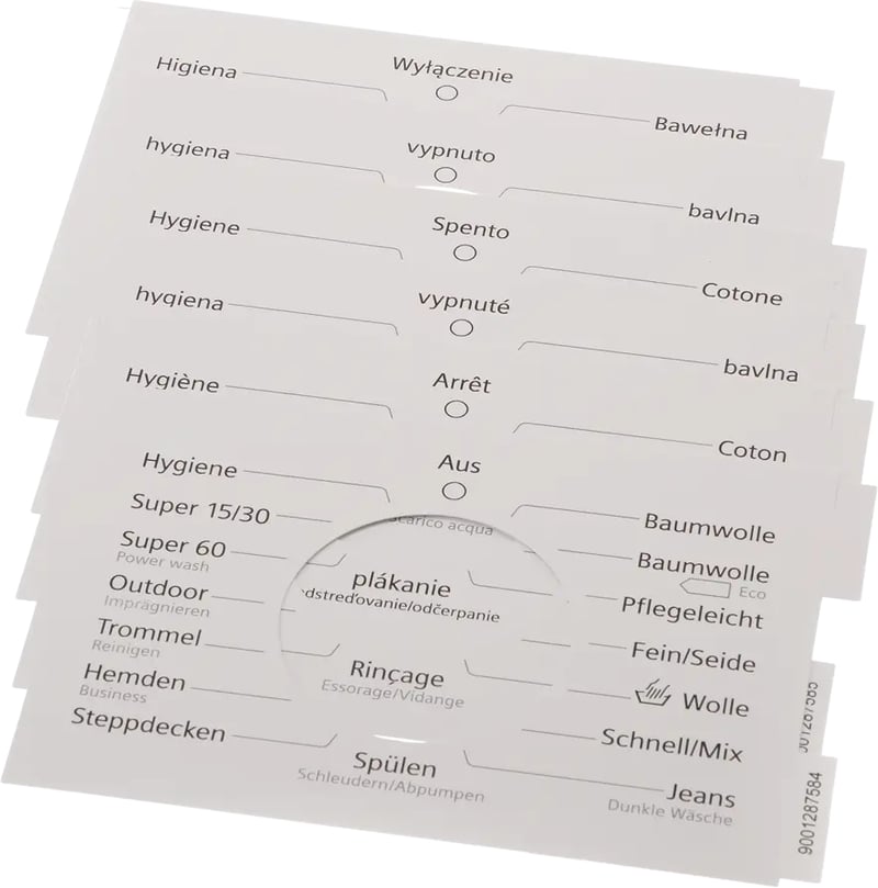 Waschmaschinen-Legende Bosch 12018100 Steuerplatine, Elektronik