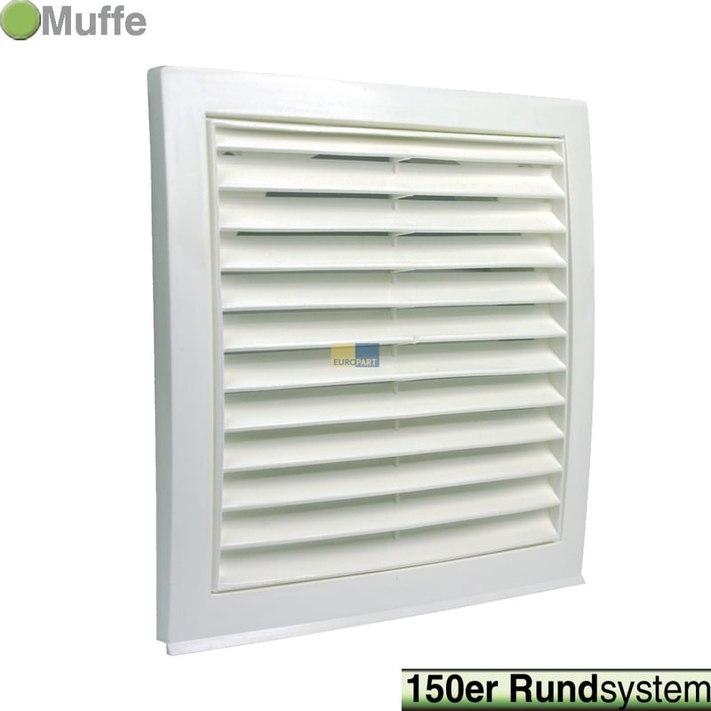 Außengitter 150erR weiß