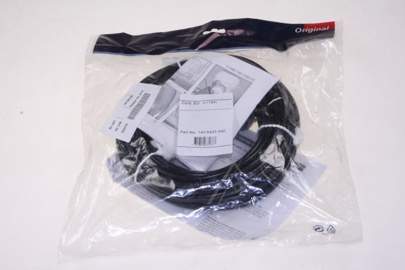 Netzkabel 15m für Staubsauger Nilfisk 140 6423 500 GD UZ930 WD215 Modelle