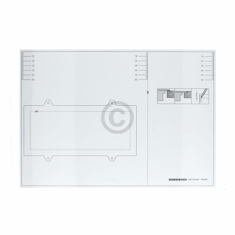 Umluftset BOSCH 17007113 für Dunstabzugshaube