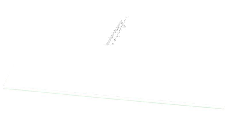 Glasablage für Kühlschrank Aeg 4055974903 transparent, 491x326mm