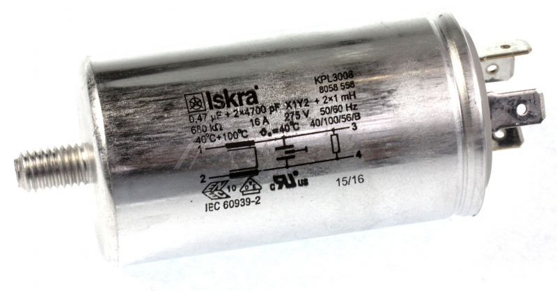 Entstörfilter für Waschmaschine Hisense Gorenje 251784 elektrische Entstörung
