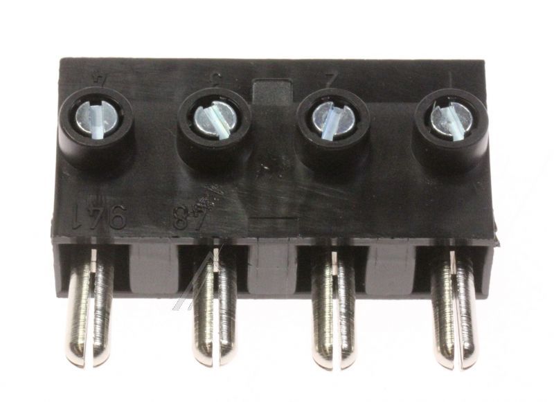 4poliger Stecker für Amica Herd 8014420 Schwarz