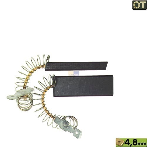 Motorkohlen 12,3x4,8x35mm 4,8mmAMP BOSCH 00154740 154740 für Waschmaschinen und Trockner