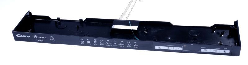 Bedienteilblende für Geschirrspüler Haier Candy Hoover 41050514 Gehäuseteil Frontabdeckung