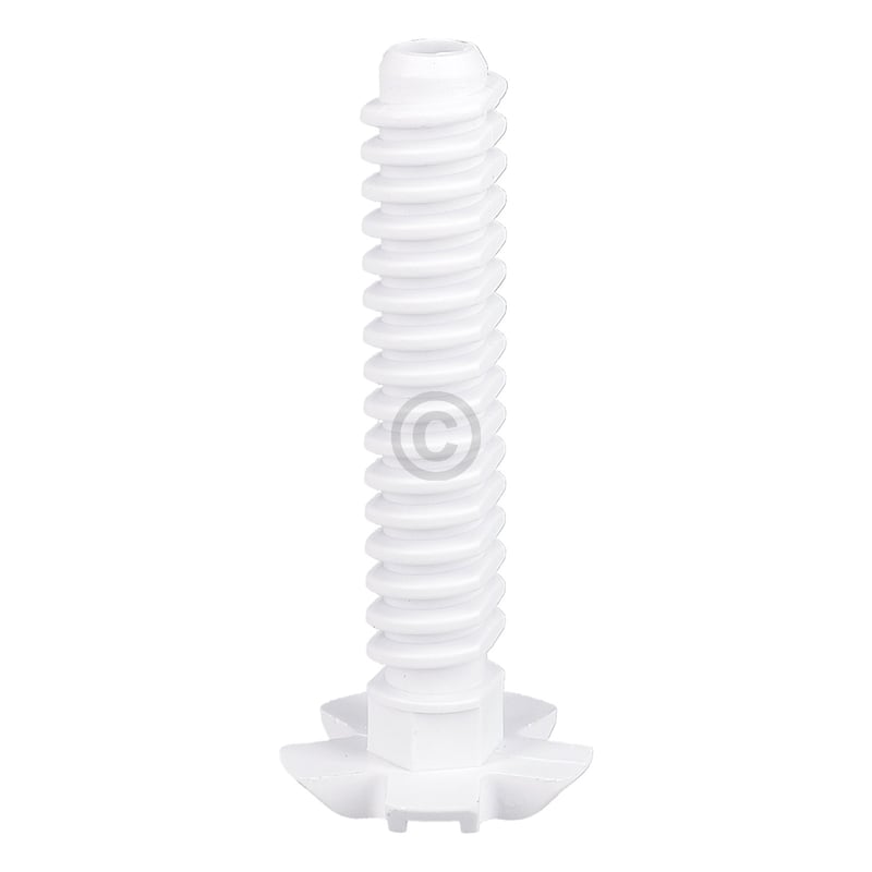 Gerätefuß passend für Bosch 00631221 weiß vorne 105mm für Geschirrspüler