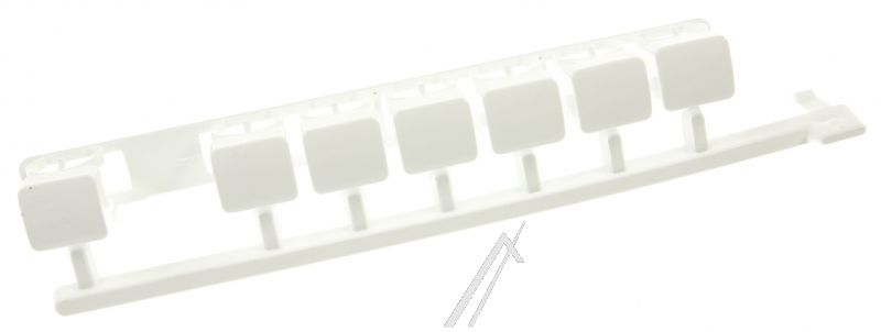 Tastatur weiß für Waschmaschine AEG 1552104018 6+1 Tasten