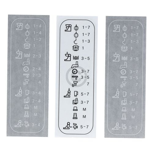 Aufkleber für Gehäuse BOSCH 00623323 in Küchenmaschine