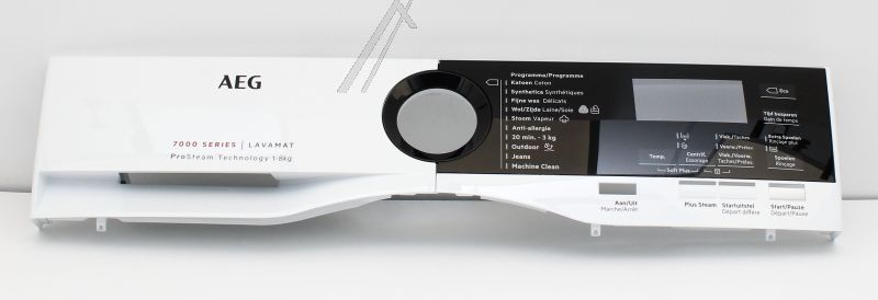 Bedienblende weiß für Waschmaschine AEG 140177980012 Gehäuseteil