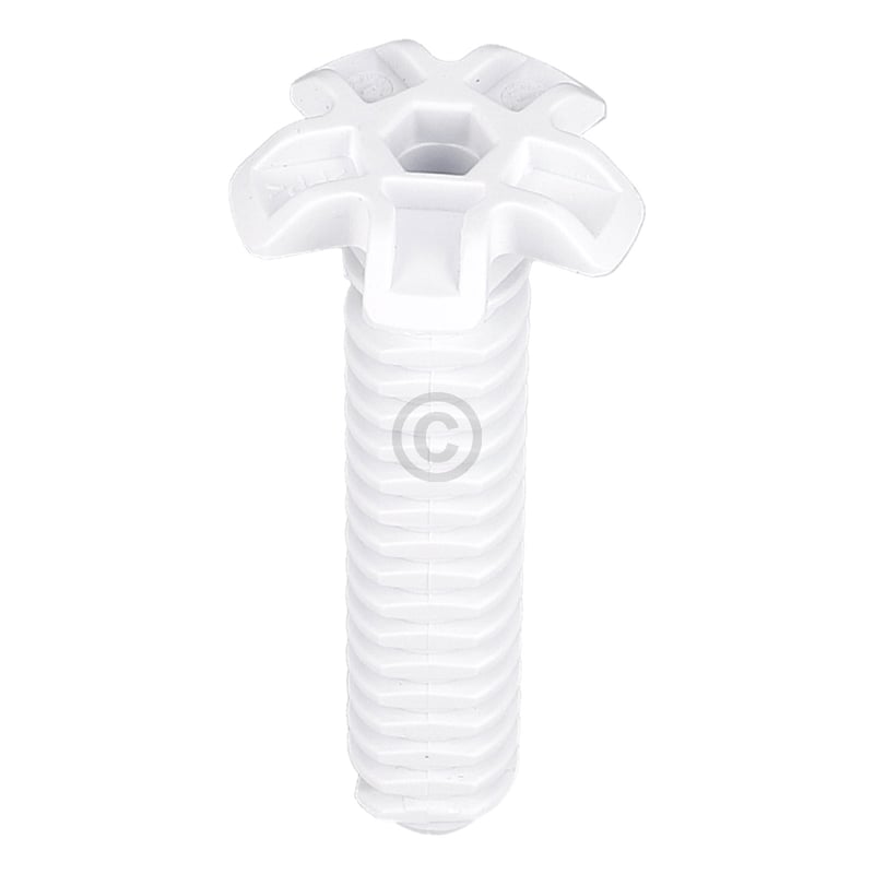 Gerätefuß passend für Bosch 00631221 weiß vorne 105mm für Geschirrspüler